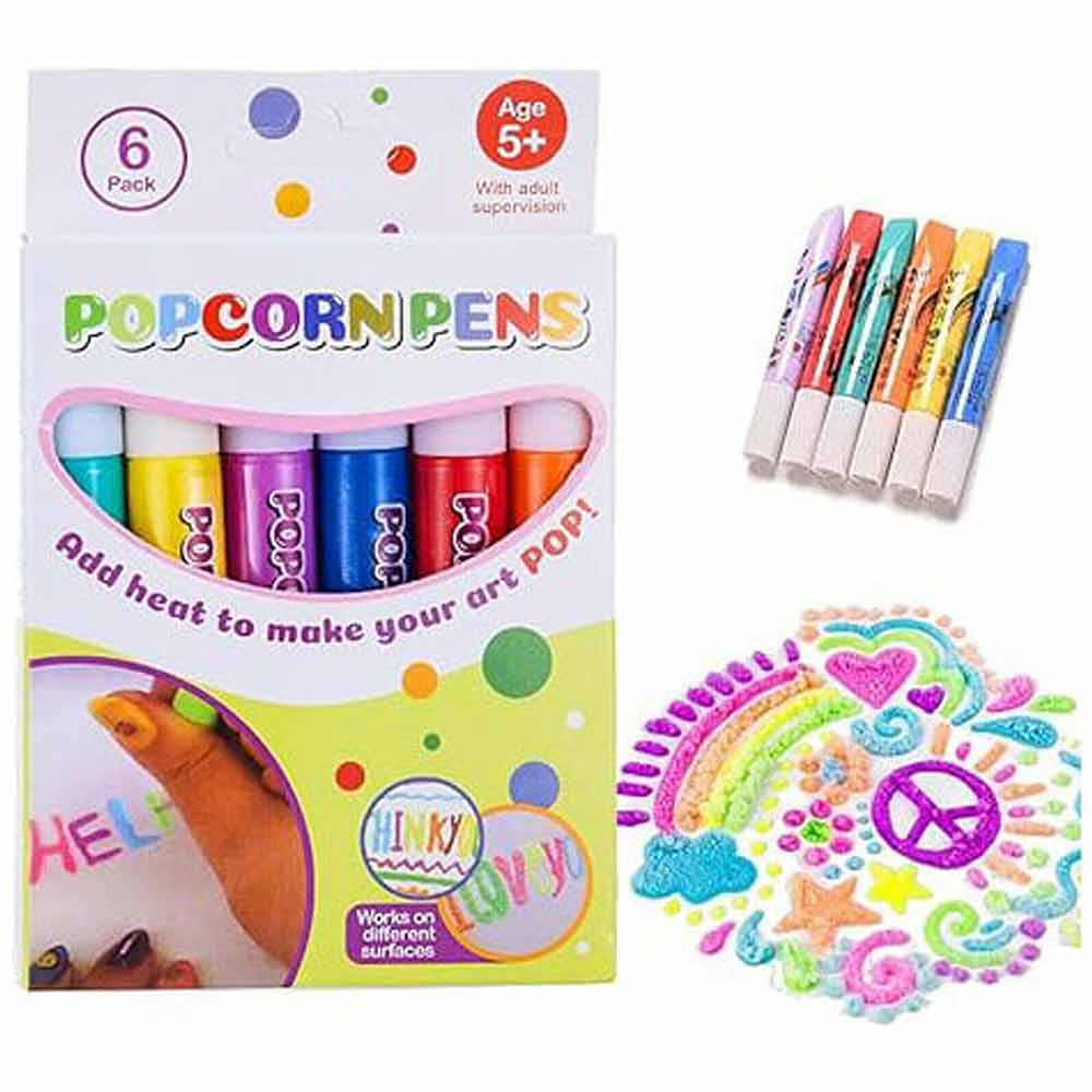 Magic puffing 3D art pen puff effect 3D art project - ink fluffy like ...