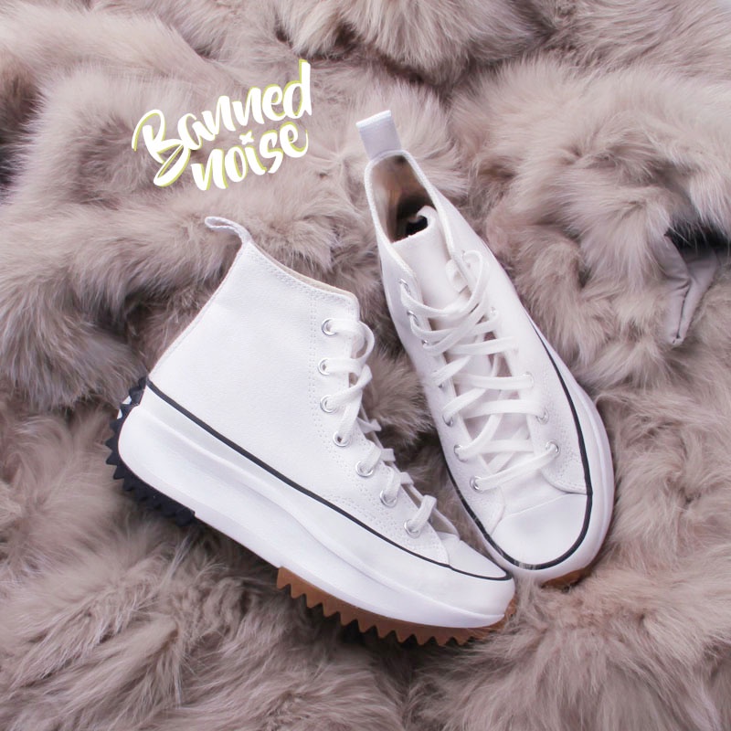 2colors Converse Run Star Hike 1970s High Top Canvas Shoes 166800c
