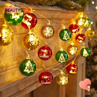 Beauty สายไฟหิ่งห้อย LED ใช้แบตเตอรี่ ยาว 1.5 เมตร สําหรับตกแต่งต้นคริสต์มาส บ้าน บาร์