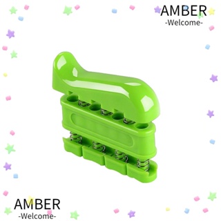 Amber Gripper, การฟื้นฟูสมรรถภาพการออกกําลังกายด้วยมือ แบบสองทาง, การฝึกนิ้วมือที่ใช้งานได้จริง การฟื้นฟูสมรรถภาพนิ้ว สีเขียว ที่ทนทาน การออกกําลังกายด้วยมือ