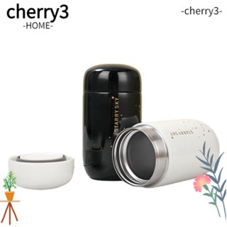 Cherry3 ขวดน้ําสุญญากาศ กันรั่ว ลายท้องฟ้ากลางคืนน่ารัก ขนาดเล็ก พกพาง่าย สําหรับนักเรียน คนงาน