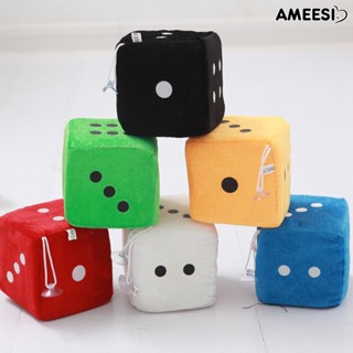 ลูกเต๋าแขวน จี้ตุ๊กตาการ์ตูน Ameesi Fuzzy Three Dimensional พร้อมจุกสุญญากาศ สําหรับตกแต่งบ้าน