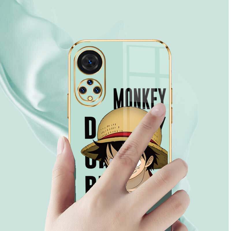 เคสโทรศัพท์มือถือ-ซิลิโคนนิ่ม-กันรอยกล้อง-ลายการ์ตูนลูฟี่-onepiece-หรูหรา-พร้อมสายคล้อง-สําหรับ-honor-x7-honor-x7a-5g