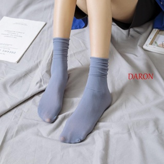 Daron ถุงเท้า ผ้ากํามะหยี่ ระบายอากาศ สําหรับผู้หญิง