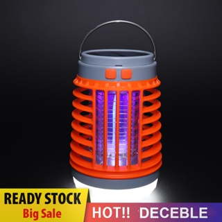 [Deceble.th] เครื่องดักแมลง พลังงานแสงอาทิตย์ LED 5V 1A พร้อมตะขอ สําหรับฤดูร้อน กลางแจ้ง