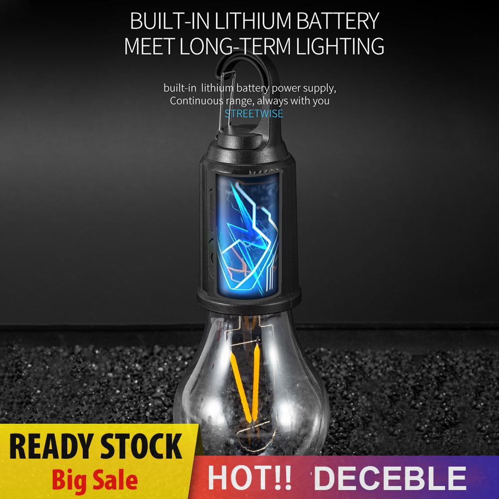 deceble-th-โคมไฟ-600mah-type-c-แบบพกพา-สําหรับตั้งแคมป์-เดินป่า-ตกปลา