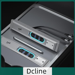 [Dcline.th] ฮับชาร์จ USB หลายพอร์ต สําหรับรถยนต์ Tesla Model 3 Y