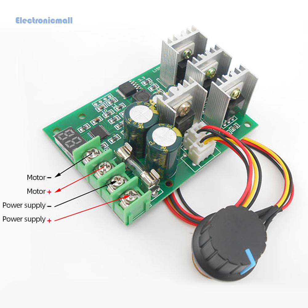 electronicmall01-th-มอเตอร์ควบคุมความเร็ว-dc6-60v-dc-6v-12v-24v-36v-48v-30a-dc