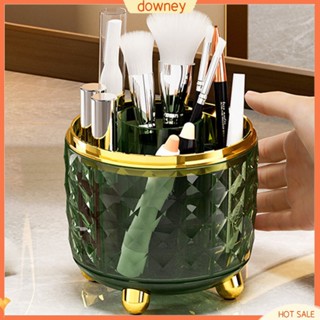 {downey} หลอดใส หมุนได้ 360 องศา กันลื่น สําหรับจัดเก็บดินสอ ลิปสติก ในออฟฟิศ โรงเรียน