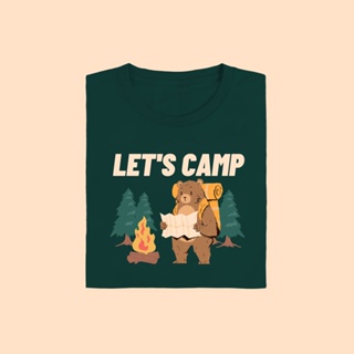 เสื้อเลือกตั้ง Lets Camp เสื้อยืด T-shirt Unisex Cotton100%