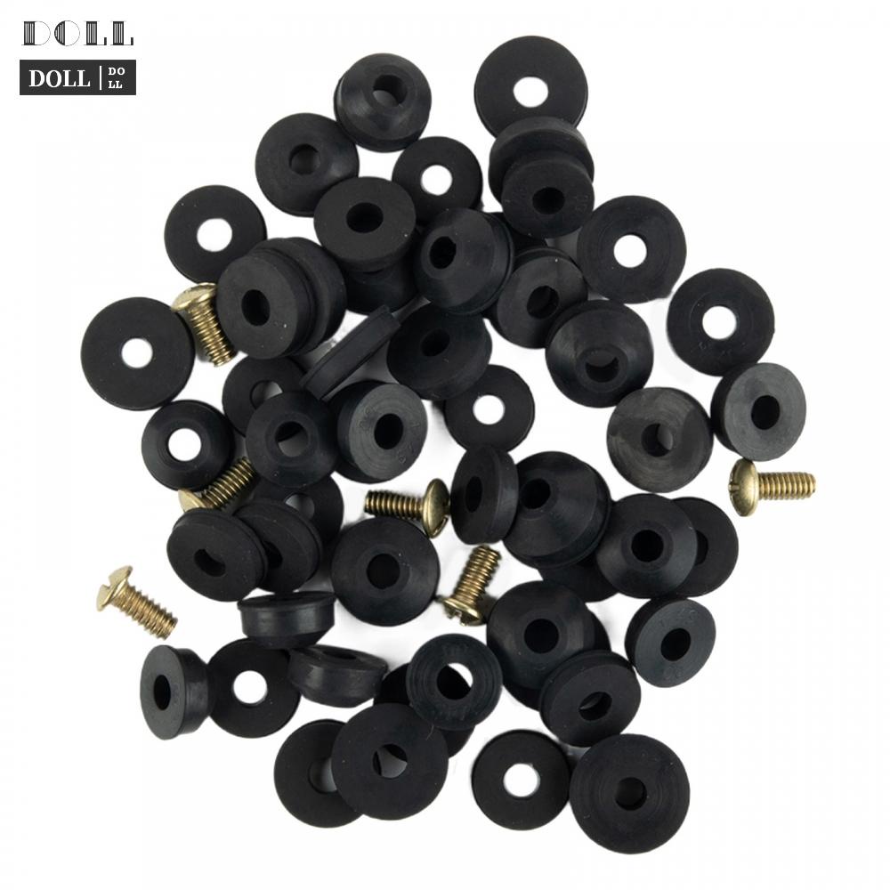 new-durable-flat-and-beveled-faucet-washers-and-brass-bib-screws-assortment-48-58pcs