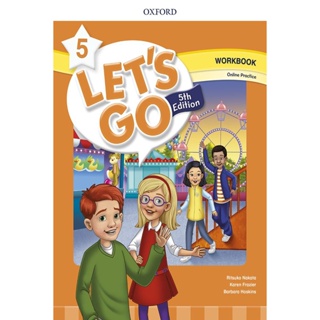 Bundanjai (หนังสือเรียนภาษาอังกฤษ Oxford) Lets Go 5th ED 5 : Workbook with Online Practice (P)