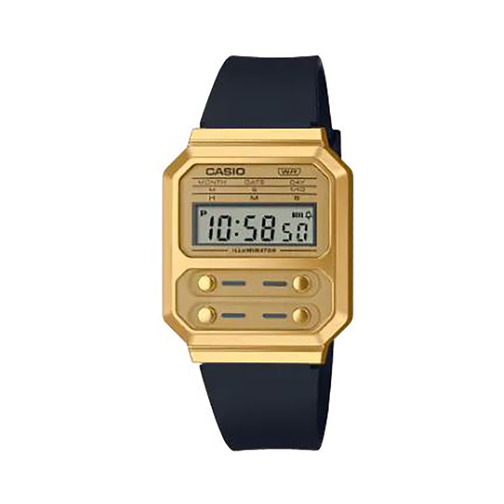 casio-นาฬิกาข้อมือ-casio-รุ่น-a100wefg-9adf-วัสดุเรซิ่น-สีทอง