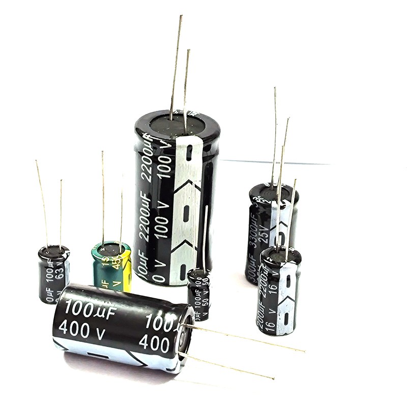 63V 220uF 330uF 470uF 680uF 2200uF 3300uF 4700uF 6800uF Electrolytic Capacitor E - Foto 2