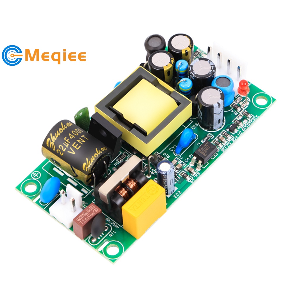 โมดูลพาวเวอร์ซัพพลาย AC เป็น DC 100V-240V เป็น 5V 500mA 24V 500mA ...