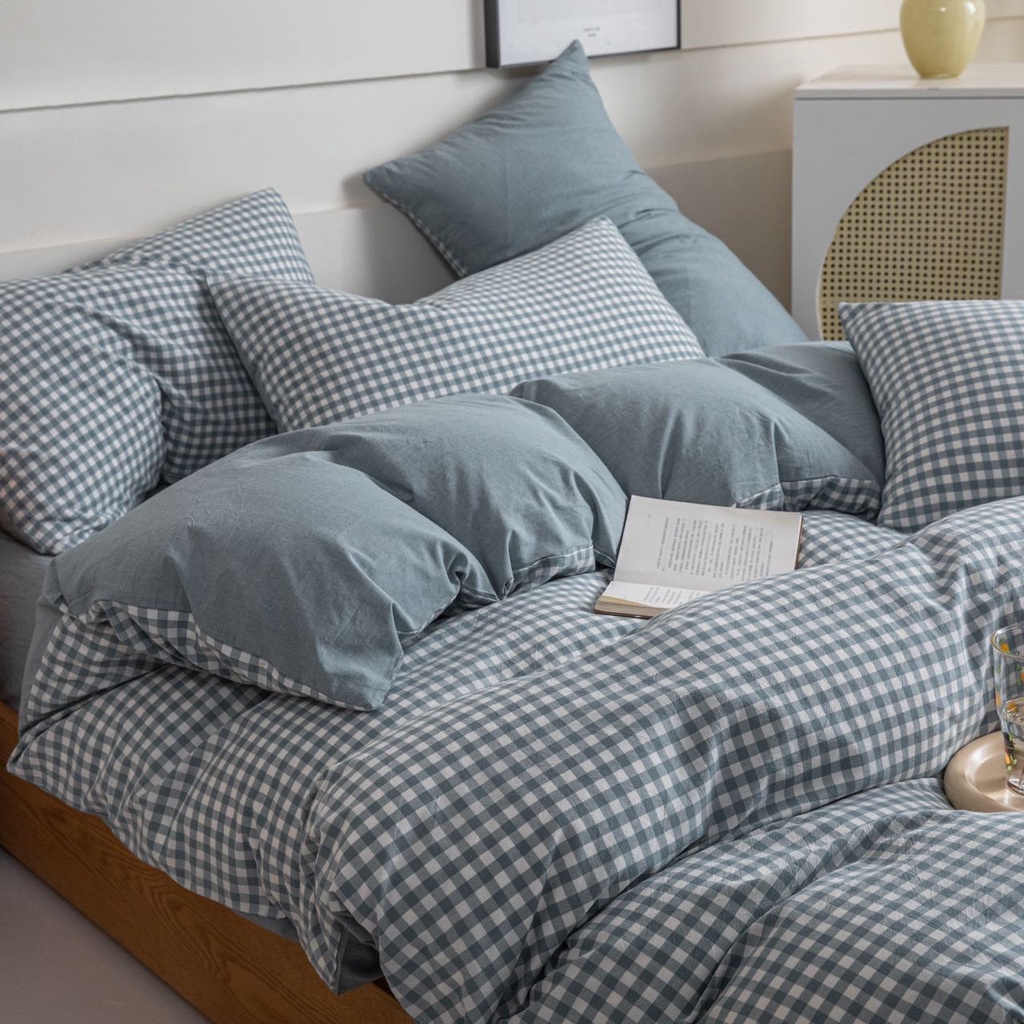 Rabbit Thick Brushed Cotton 4-Piece Bed Sheet Set (1.5m Bed) - Fits 200x230cm Duvet