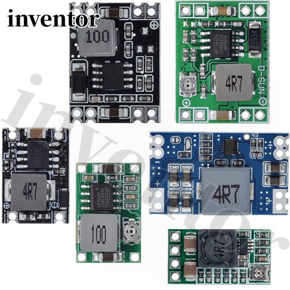 โมดูลพาวเวอร์ซัพพลาย 3A 5A DC-DC 5V-12V 24V เป็น 5V 3.3V 9V 12V กระแสไฟ ...