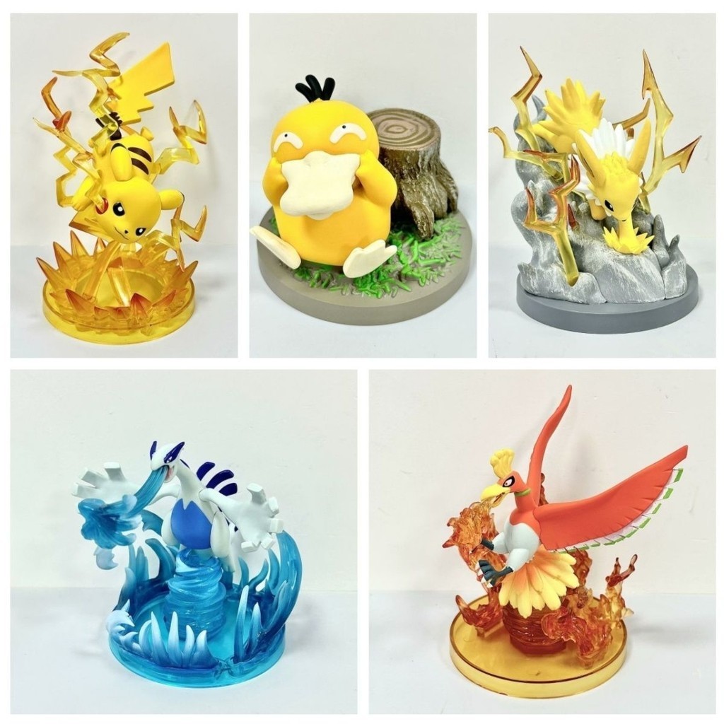 ฟิกเกอร์ Pokemon Movement Art Gallery Pikachu Reib Frog Seed Flower ...