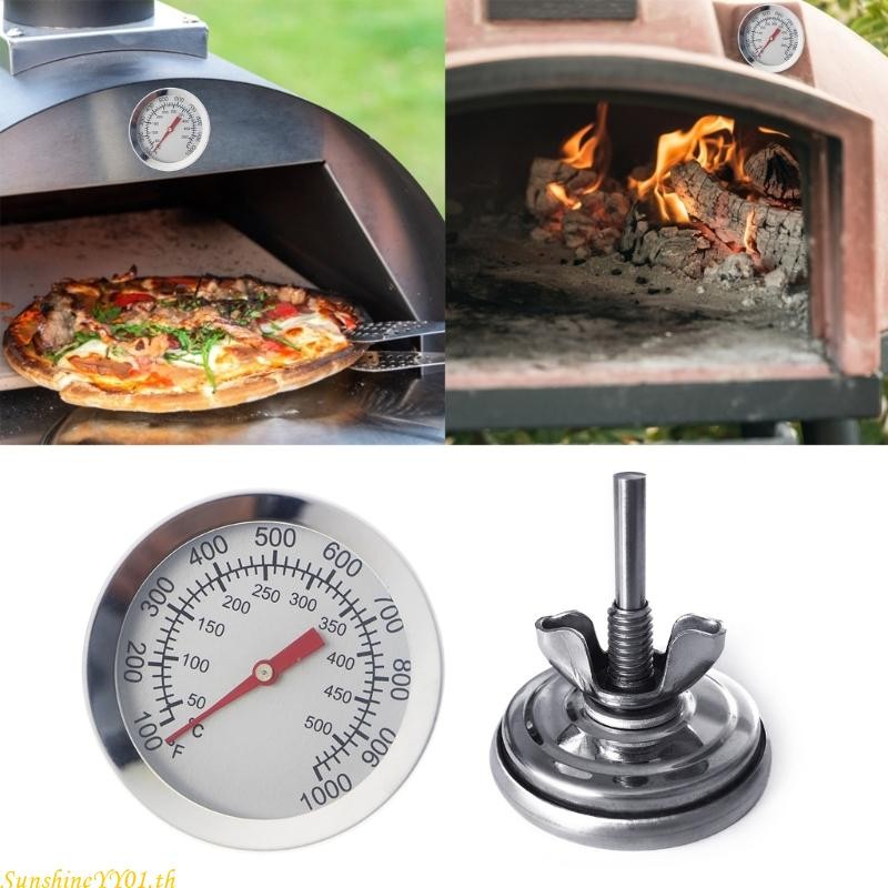 Sun BBQ Gauges Charcoal Grill Pit Smoker Temp Gauges Grill สแตนเลส Temp ...