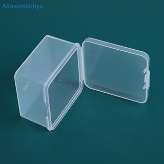Adhyu กล่องใส ทรงสี่เหลี่ยม ขนาดเล็ก สําหรับใส่เครื่องประดับ ลูกปัด ของกระจุกกระจิก ตกปลา