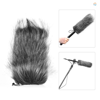 {Fsth} Universal Professional Microphone Furry Windscreen Flexible Mount Fur Windshield for Rode VMGO Video Mic GO, VideoMic Pro, Micro for TAKSTAR SGC-598 598 for  EMC965 NV1