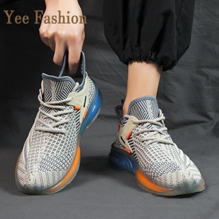 YEE Fashion  รองเท้าผ้าใบผู้ชาย รองเท้าลำลองผู้ชาย  ท้าผ้าใบแฟชั่น สไตล์เกาหลี กีฬากลางแจ้ง ทำงาน ท้าลำลอง Unique Trendy รุ่นใหม่ สบาย XYD23902LJ 37Z230910