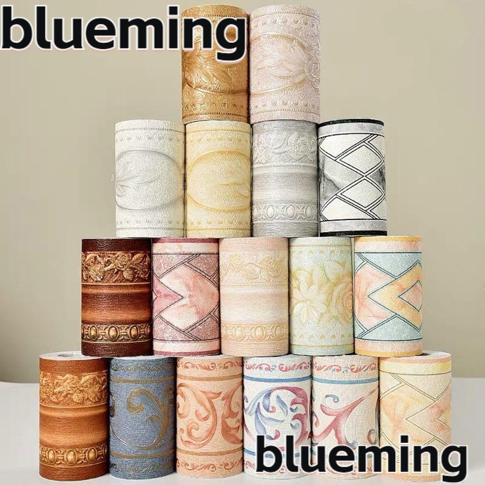 blueming2-วอลเปเปอร์ไวนิล-ลายนูน-สไตล์เรโทร-มีกาวในตัว-สําหรับติดตกแต่งห้องนั่งเล่น