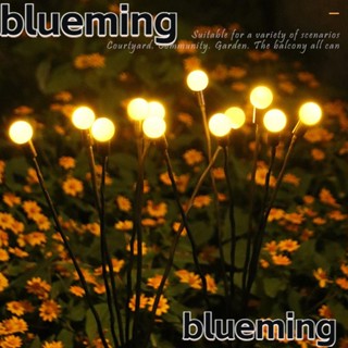 Blueming2 โคมไฟพลังงานแสงอาทิตย์ รูปหิ่งห้อย หลากสี สําหรับตกแต่งสวนกลางแจ้ง