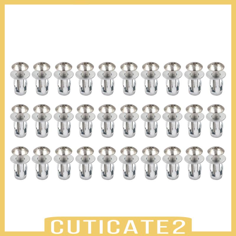 cuticate2-น็อตหมุดกลีบดอกไม้-สําหรับยึดผ้าม่าน-ตู้เสื้อผ้า-30-ชิ้น