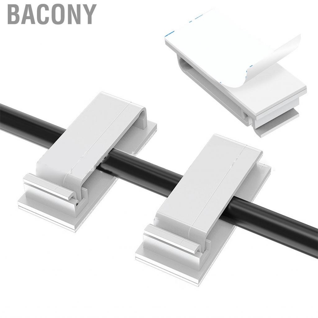 bacony-self-adhesive-cable-holder-simple-desktop-management-cord-organizer-for-wire-storage