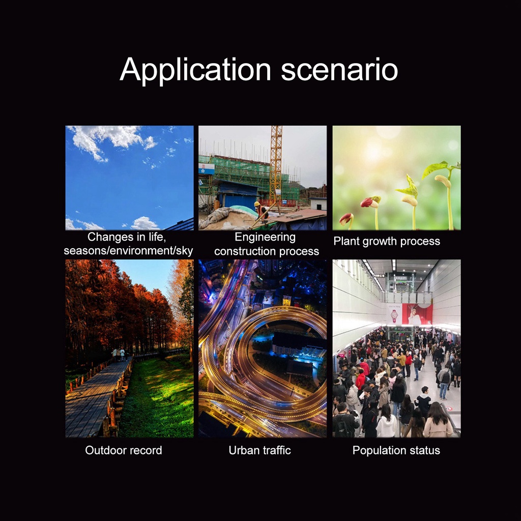 ELE Consumer 4K 32MP Time Lapse กล้องการก่อสร้างกลางแจ้งสี Timelapse ...