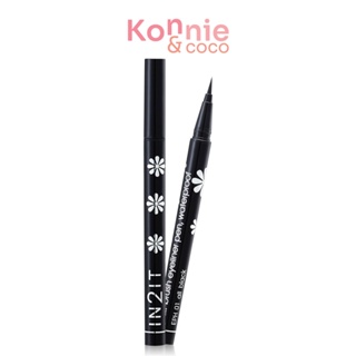 อินทูอิท In2It Hair Brush Waterproof Eyeliner Pen ปากกาเขียนขอบตาแบบน้ำหัวเมจิก ขียนง่ายคมชัดทั้งเส้นหนาและเส้นบาง.