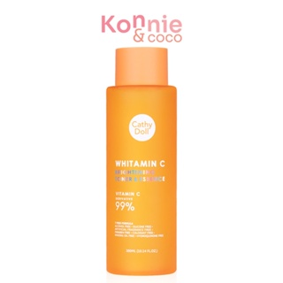 Cathy Doll Whitamin C Brightening Toner Essence 300ml เคที่ ดอลล์ โทนเนอร์และเอสเซนส์ในหนึ่งเดียว สูตรวิตามินซี.