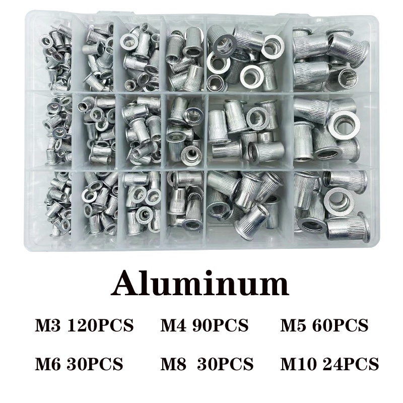 New Rivet Nut +Hand Threaded Rivet Nuts Gun M3 M4 M5 M6 M8 M10 M12 ...