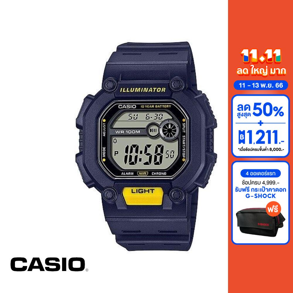 casio-นาฬิกาข้อมือ-casio-รุ่น-w-737h-2avdf-วัสดุเรซิ่น-สีน้ำเงิน