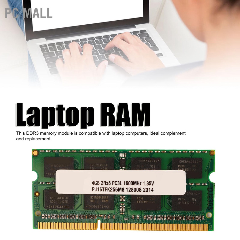 PC Mall แล็ปท็อปโมดูลหน่วยความจำ 4GB DDR3 1600MHz Stable Antiwear Gold ...