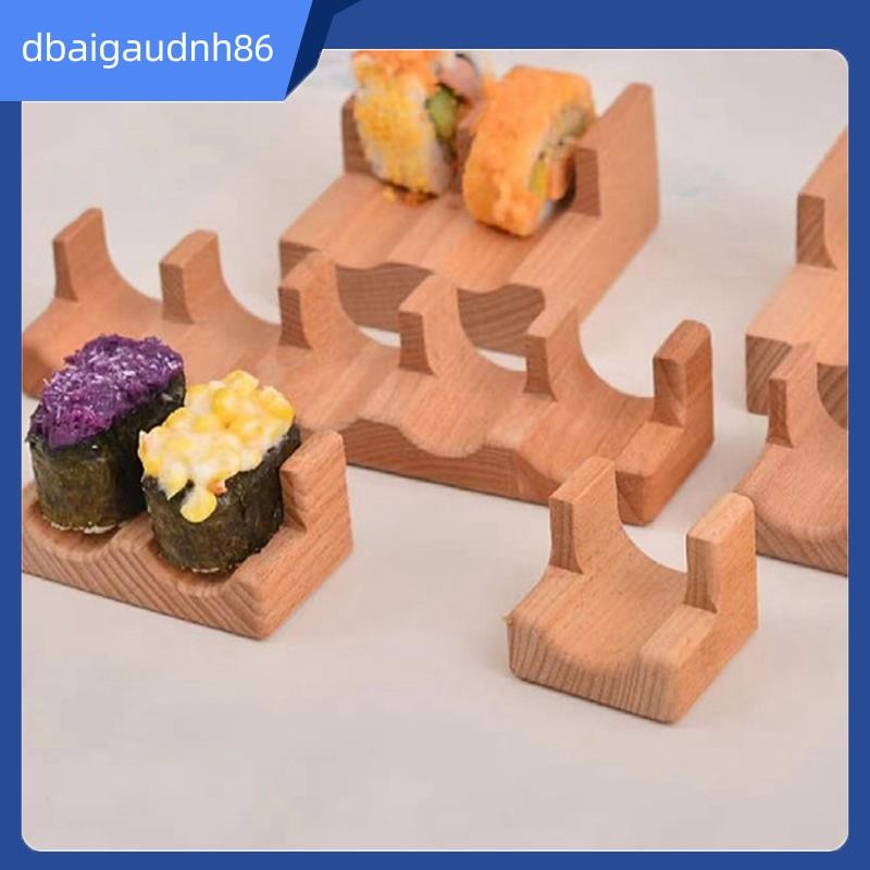 พร้อมสต็อก Wood Sushi Tacos ผู้ถือ Taco Stand เสิร์ฟ Rack Divider Taco ...