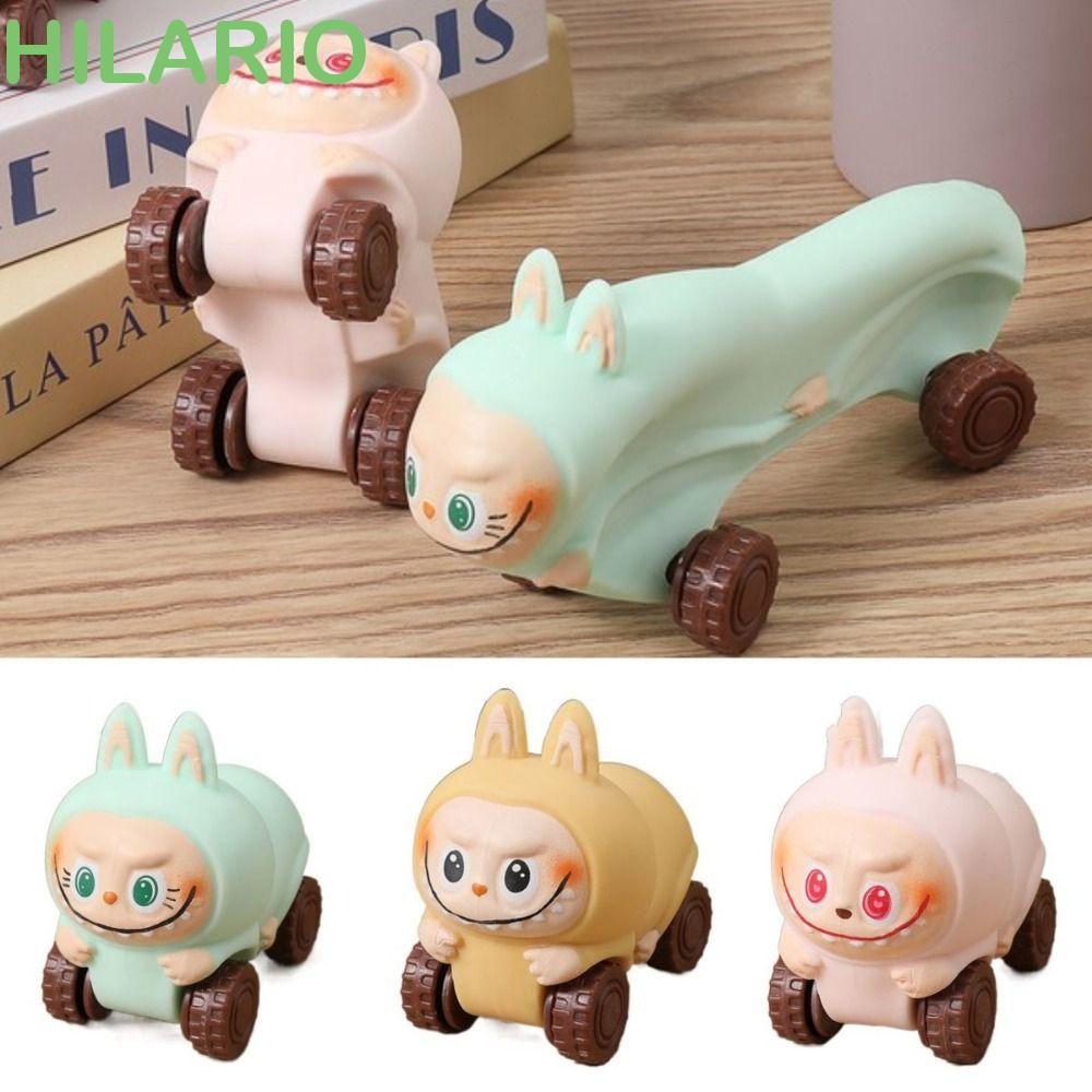 Hilario Labubu รถบีบของเล่น,ล้อความยืดหยุ่นสูง Labubu ยืดรถ, Fidget ...