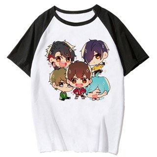 เสื้อยืด พิมพ์ลายการ์ตูน Stars Ensemble Stars สไตล์ฮาราจูกุ สตรีท สําหรับผู้หญิง