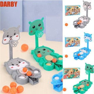 Darby ของเล่นยิงบาสเก็ตบอล แบบตั้งโต๊ะ|เกมโต๊ะของเล่น การ์ตูนสัตว์ ไดโนเสาร์ แบบโต้ตอบ เกมกีฬา สําหรับเด็ก