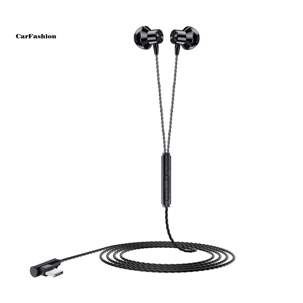 lt-carfashion-gt-ชุดหูฟังอินเอียร์สเตอริโอ-type-c-พร้อมไมโครโฟน-สําหรับโทรศัพท์มือถือ