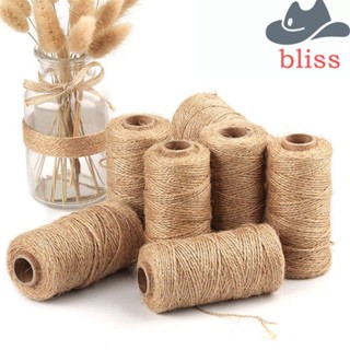 Bliss ริบบิ้นเชือกปอธรรมชาติ DIY สําหรับตกแต่งบ้าน ปาร์ตี้คริสต์มาส