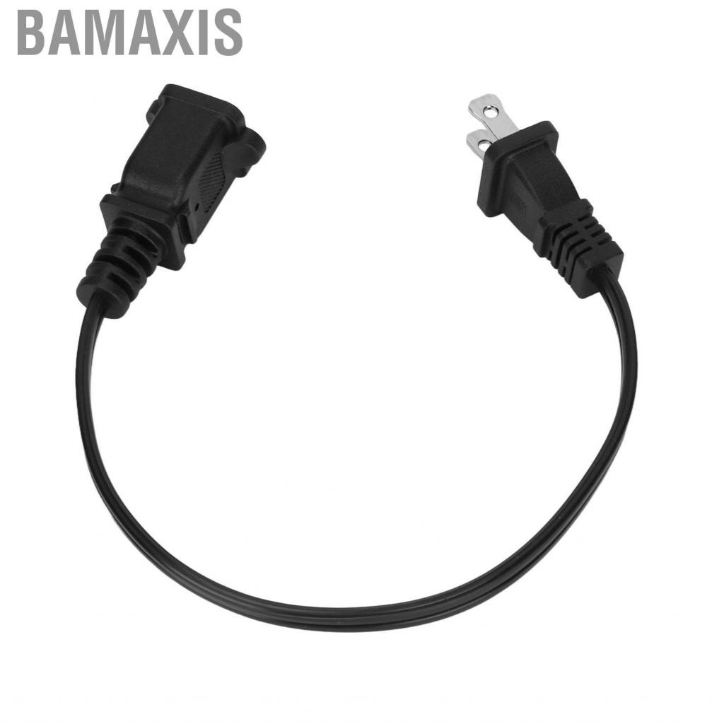 bamaxis-power-extension-cord-nema-1-15p-to-1-15r-2-prong-male-female-12-6in