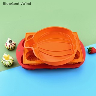 Blowgentlywind แม่พิมพ์ซิลิโคน รูปฟักทองฮาโลวีน สําหรับตกแต่งเค้ก ฟองดองท์ เบเกอรี่ Diy BGW