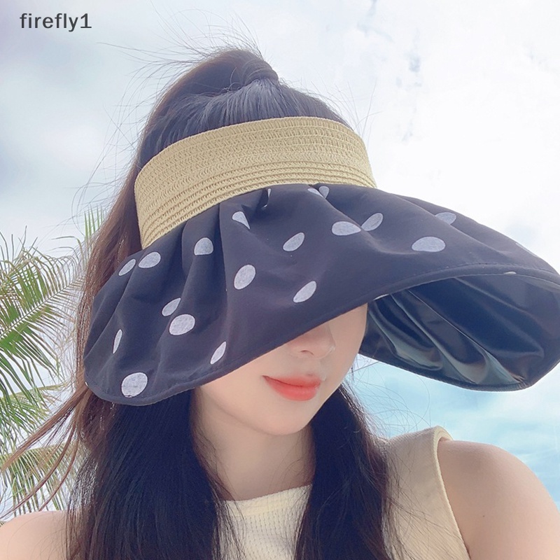 firefly-หมวกบังแดด-ป้องกันรังสียูวี-ลายจุด-ปีกกว้าง-พับได้-สําหรับผู้หญิง-th