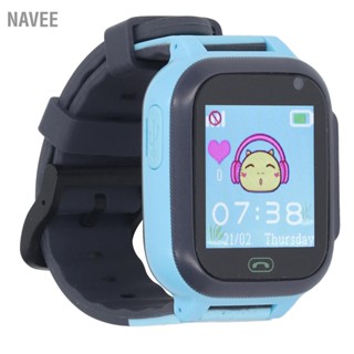 NAVEE เด็กดูสมาร์ทวิดีโอคอลกล้องปลุกไฟฉายหน้าจอสัมผัส smartwatch สำหรับการใช้งานกลางแจ้ง