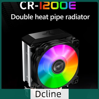 [Dcline.th] Cr1200e พัดลมระบายความร้อนฮีทซิงค์ CPU RGB 3 Pin 2 ท่อ