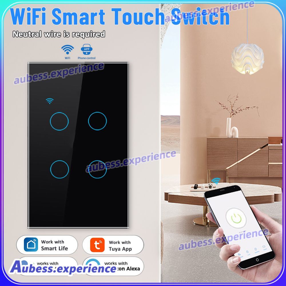 1-2-3-4-tuya-สมาร์ทปุ่มสัมผัสสวิทช์-wi-fi-light-wall-switch-การตั้งค่า-3-วิธีการควบคุม-app-เสียง-touch-experth