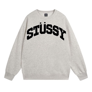 Stussy -Classic เสื้อกันหนาว คอกลม พิมพ์ลายตัวอักษร สไตล์แฟชั่น อเนกประสงค์ นําเข้า ล้างออกได้ สําหรับผู้ชาย และผู้หญิง Jrt