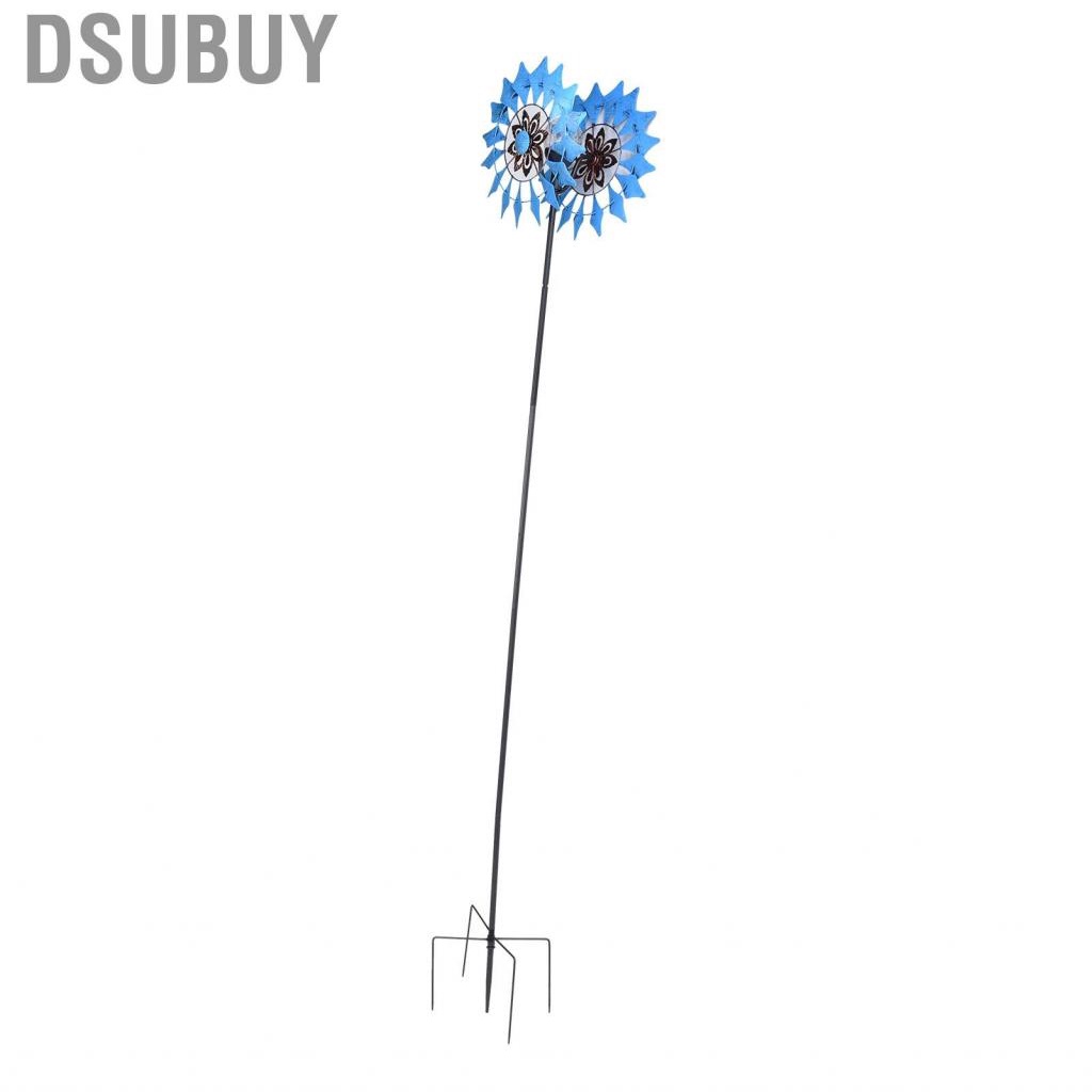 dsubuy-double-layer-garden-wind-spinners-w-solar-powered-glass-ball-metal-windmi